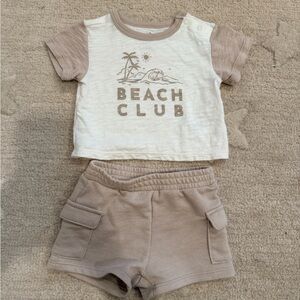 Cloud Island 3-6 Tee and Short set